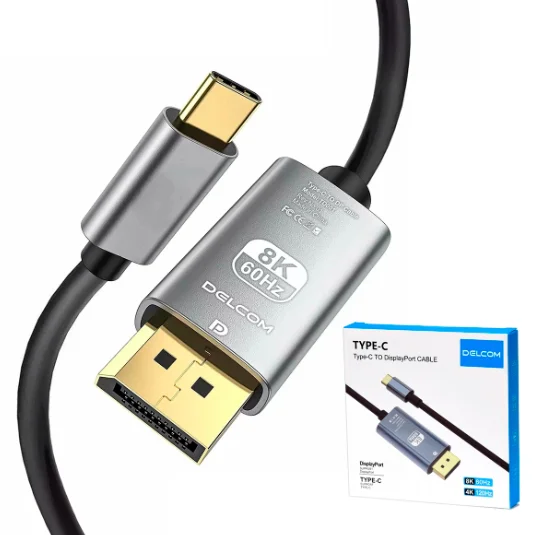 Cable Tipo C Displayport 8k