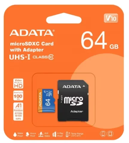 Memoria Micro Sd Adata 64gb/clase 10 V10