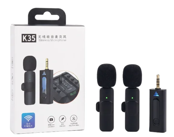 Microfono Inalambrico Solapa K35-jack 3,5