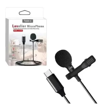 Microfono Lavalier Alambrico Tipo C
