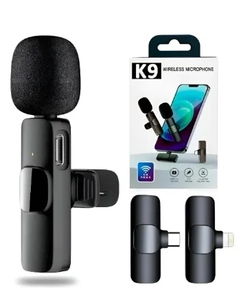 Microfono Inalambrico K9 - Tipo C/lightning
