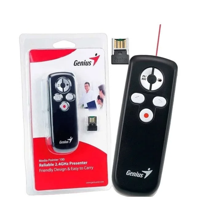 Señalador Laser Genius Media Pointer 100
