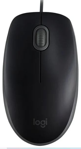 Mouse Óptico Logitech M110 Silent Con Clics 90% Más Silenciosos Cable Usb Diseño Ambidiestro - Negro