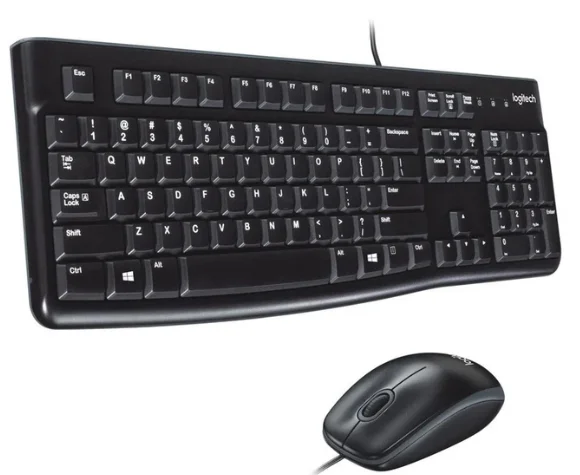 Combo Teclado Y Mouse Usb Plug And Play Logitech Mk120