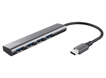 Hub Tipo C A Usb Trust 4 Puertos