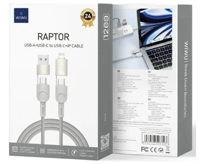 Cable 4 En 1 Wiwu -lightning/tipo C/usb/micro Usb