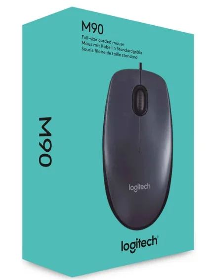 Mouse Alambrico Logitech M90 Usb