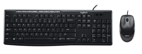 Combo Usb Logitech Mk200 Media, Teclado Multimedia Y Mouse
