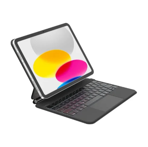 Estuche con teclado magnético y panel táctil Ipad 11 - Chip A16 (negro)